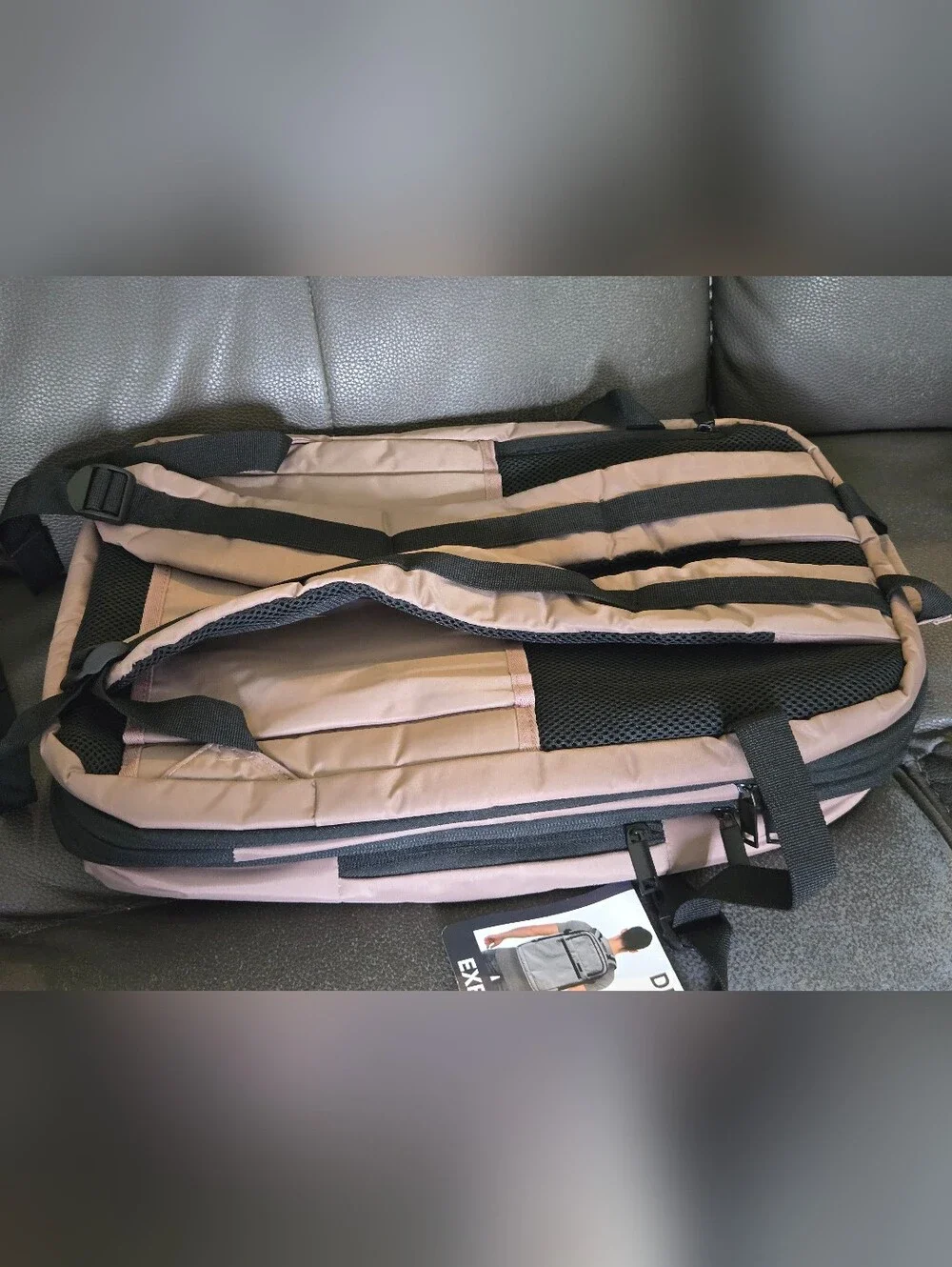 Duchamp Expandable Travel Backpack/ Suitcase with laptop pocket and USB.